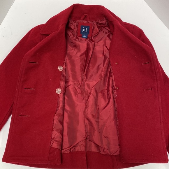 Gap Kids Girls Wool Blend Coat - Picture 3 of 7